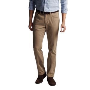 Mens Peter Millar wayfare Khaki Jeans Pants Straight Beige Size 35